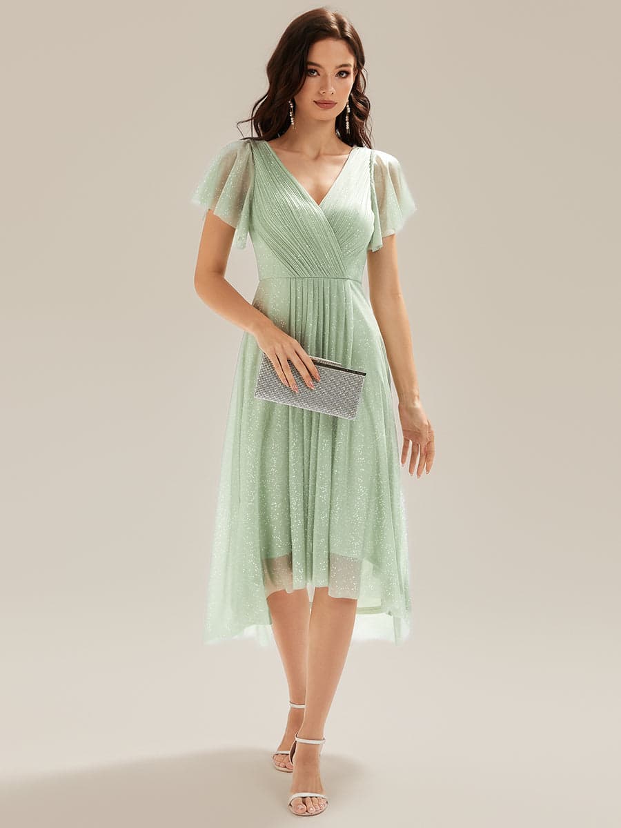 Mia — Robe à Paillettes Volants