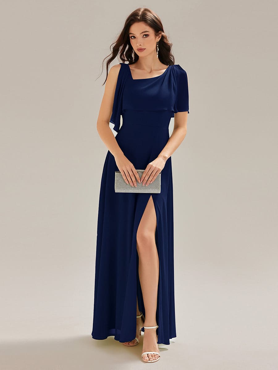 Sabrina — Robe Halter Fente Haute